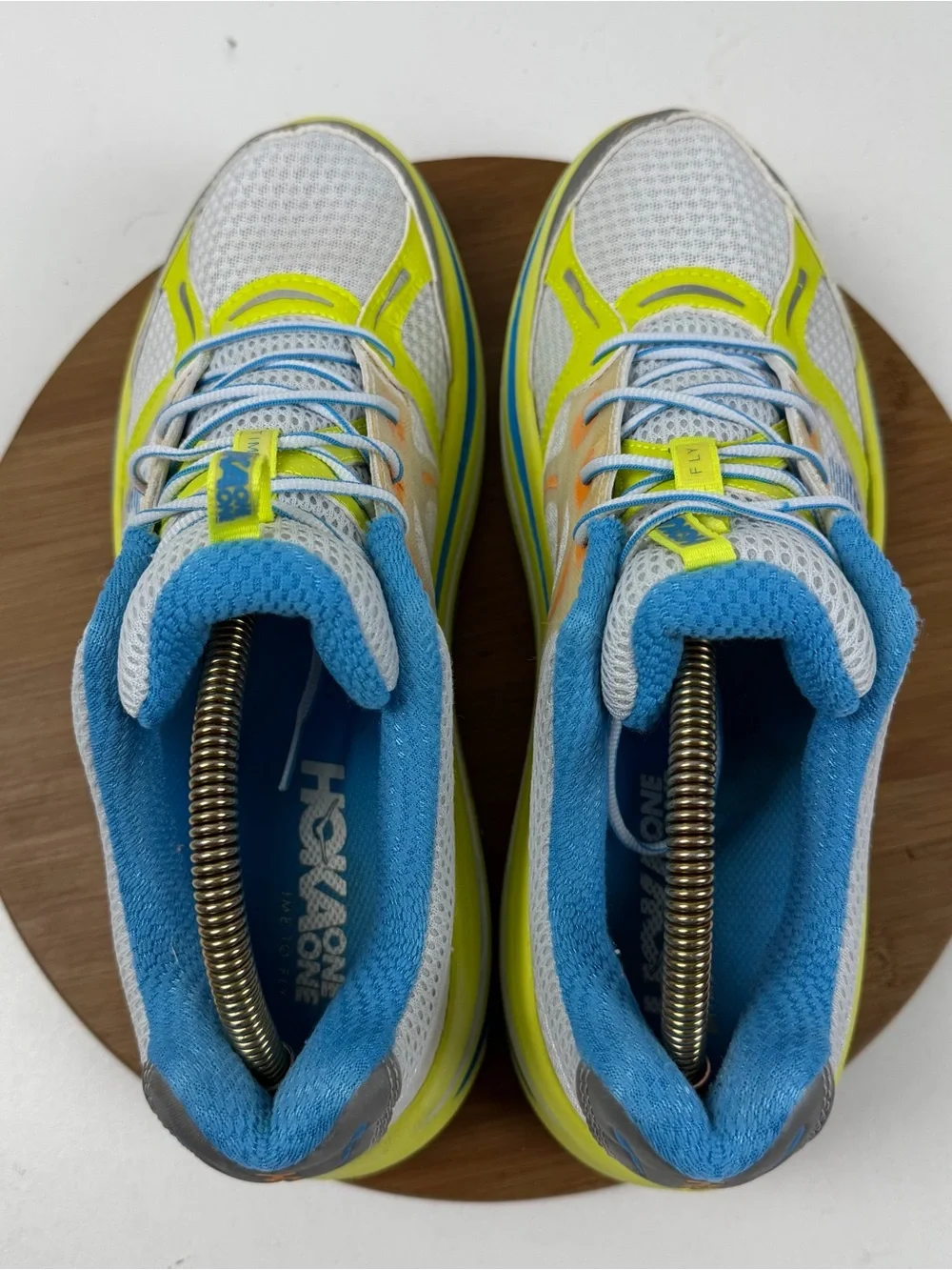 Hoka Bondi B “Citrus White” Running Shoes